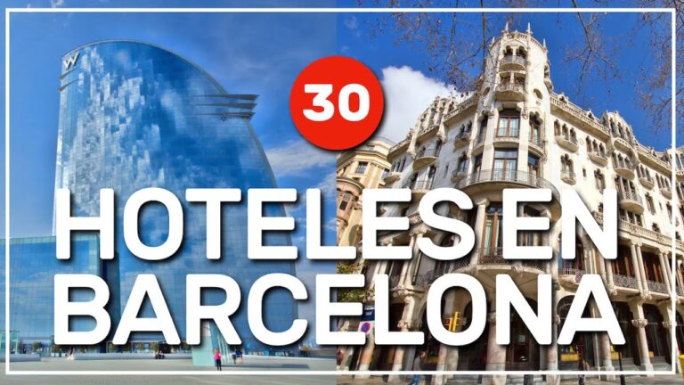 Los mejores hoteles de lujo en el centro de Barcelona